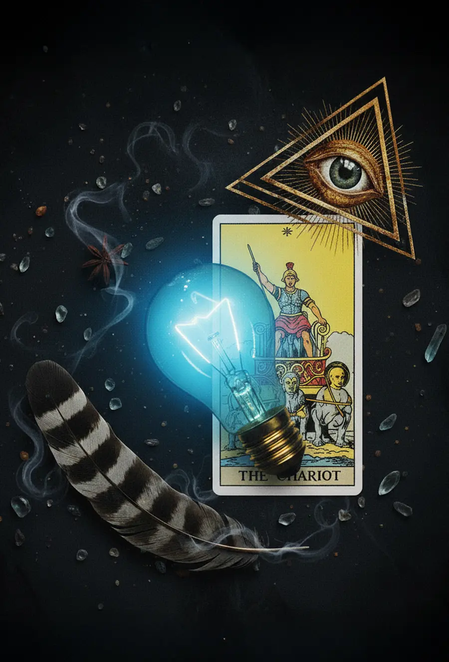 Mystical Crystal and Tarot