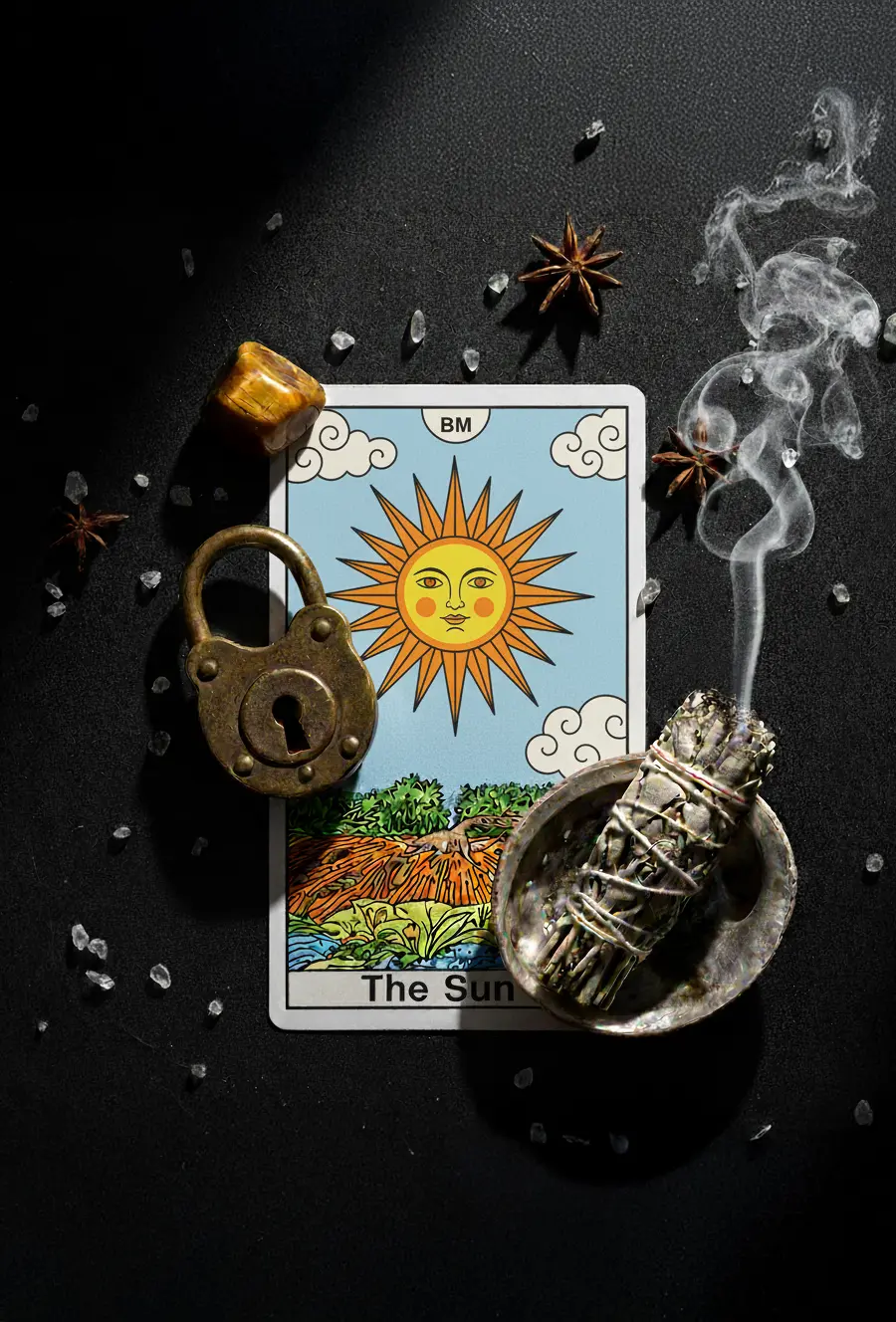Mystical Crystal and Tarot